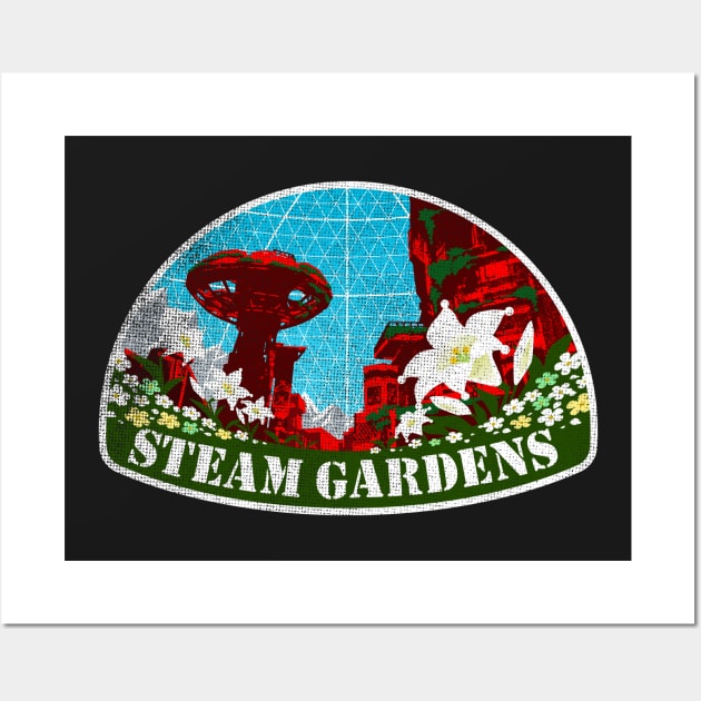 Steam Gardens Wall Art by duckandbear